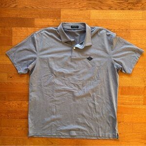 Peter Millar Crown Crafted Golf Polo Blue Stripe